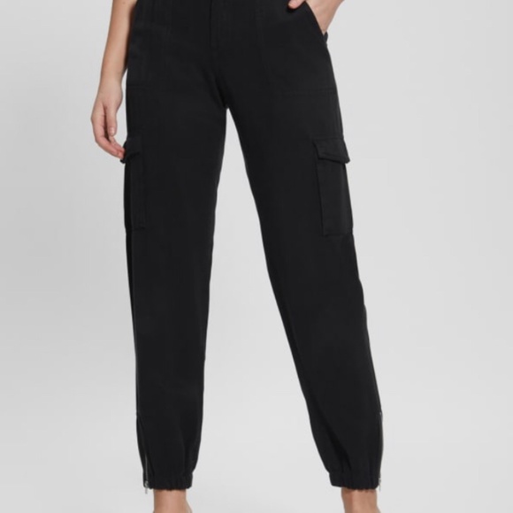 Guess black cargo pants never worn - Picture 1 of 6